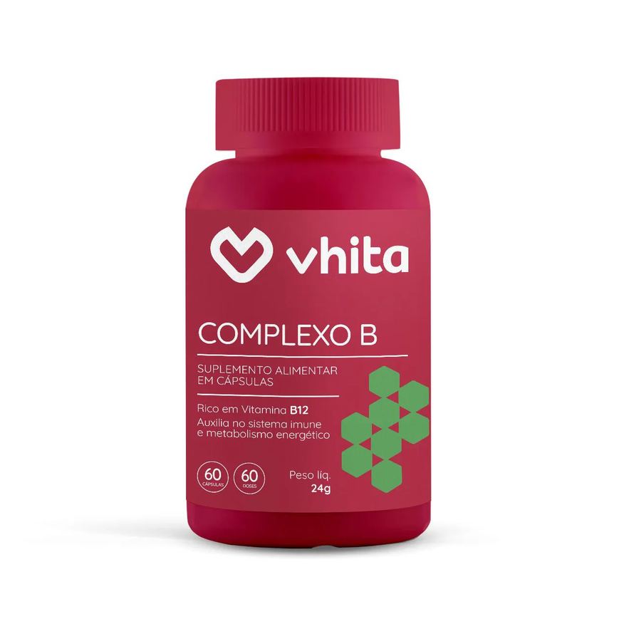 Vhita Vitamina B com Manganês para Apoiar o Metabolismo - Complexo B