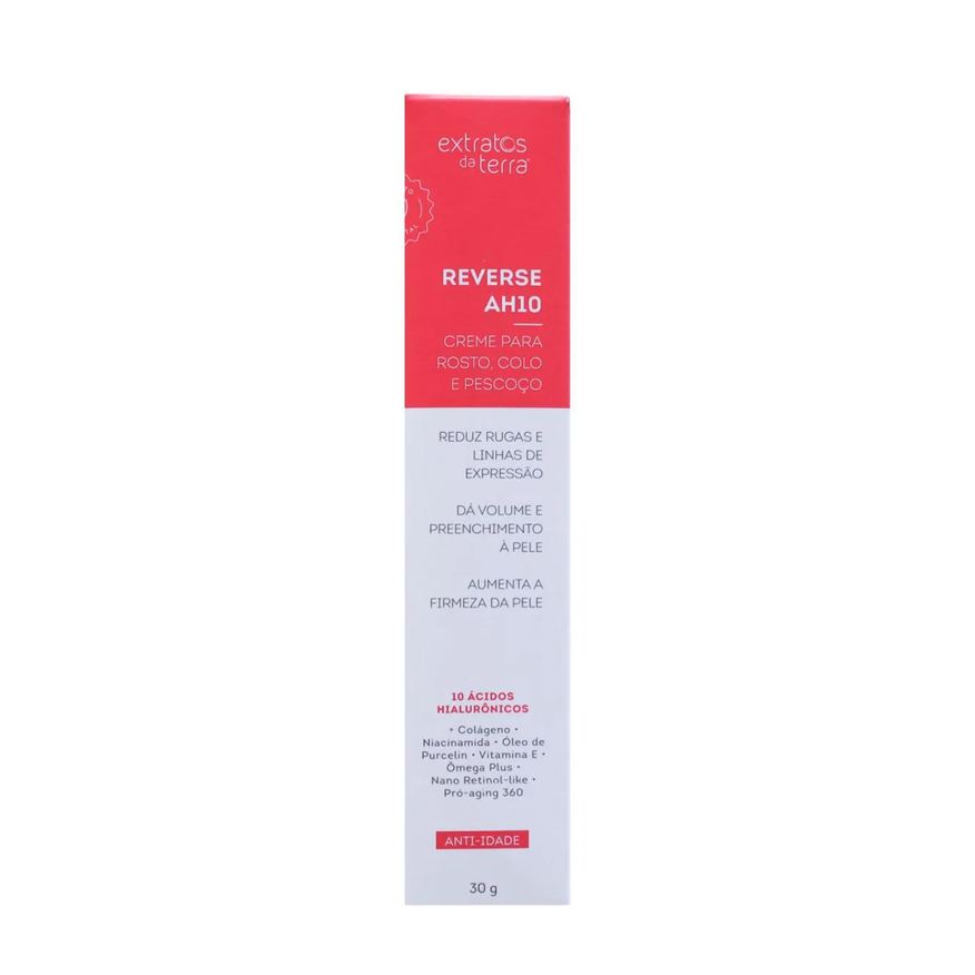 Extratos Da Terra Creme Anti-Idade Reverse Ah10 30g