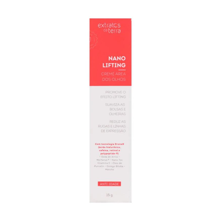 Extratos da Terra Creme para Area Dos Olhos Nanolifting 15g