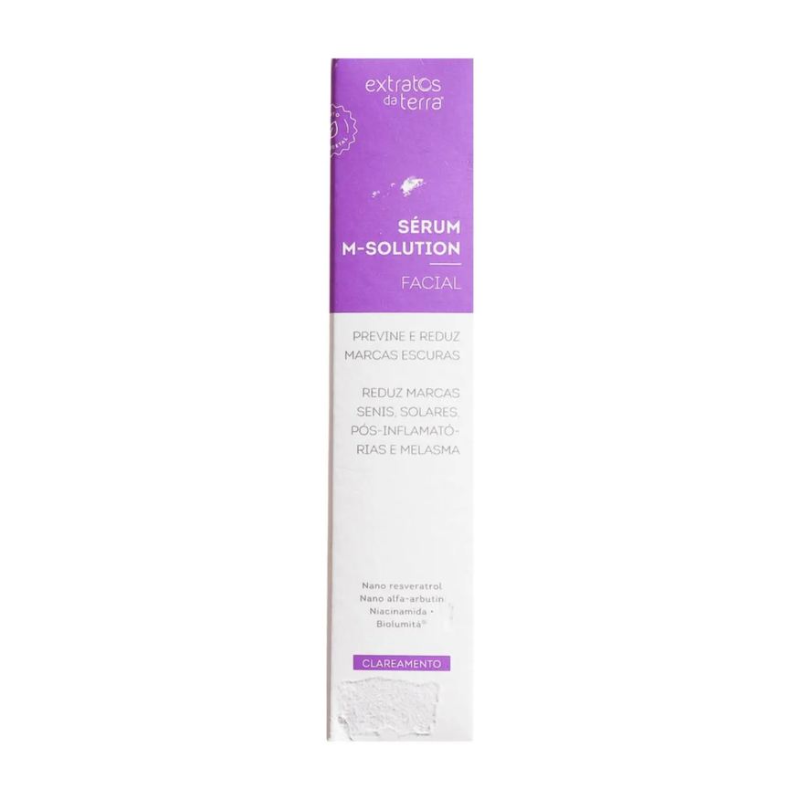 Extratos Da Terra Serum Clareador M-Solution 30ml