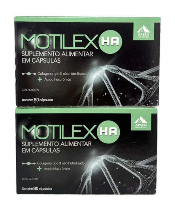 Apsen Kit Motilex Ha 2 Cx C/60 - Colágeno + Acido Hialurônico