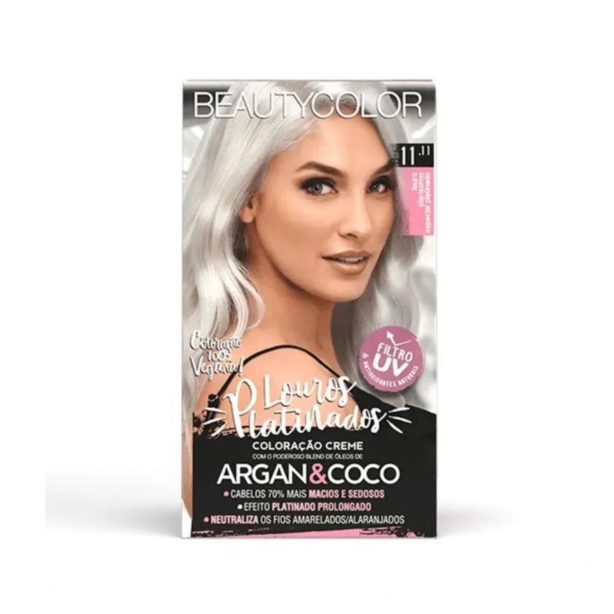 Beauty Color Coloração Kit 11.11 Louro Especial Platinado