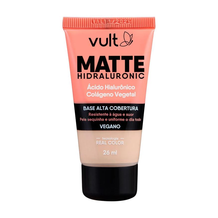 Vult Base Líquida Hidraluronic Matte 26ml - Cor V120
