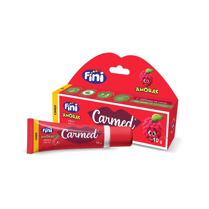 Labial Hidratante Carmed Fini Amoras com Cor 10g