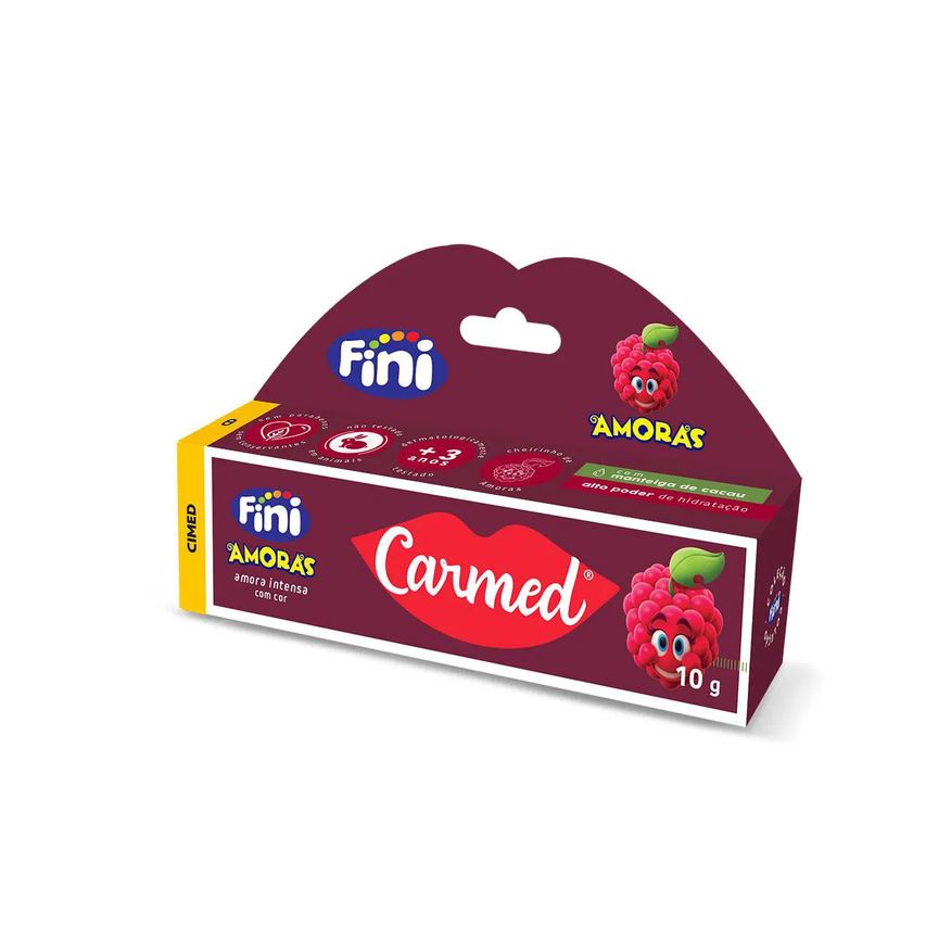 Labial Hidratante Carmed Fini Amoras Intensas com Cor 10g