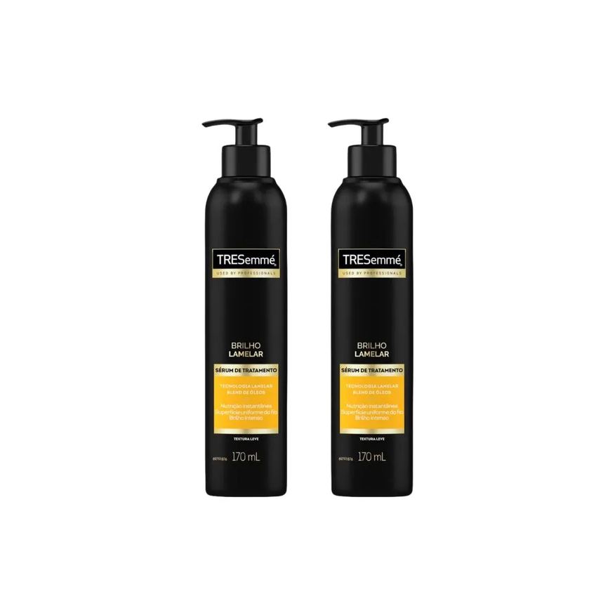 Tresemmé Serum Tresemme Brilho Lamelar 170ml - Kit C/ 2un