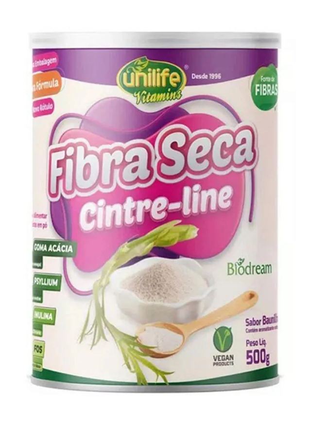 Unilife Fibra Seca - Cintre Line - Sabor Baunilha 500g