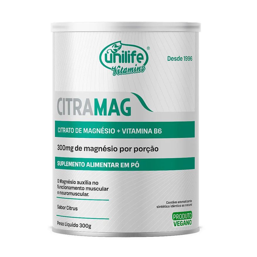 Unilife Citramag - Citrato de Magnésio - Sabor Citrus - **