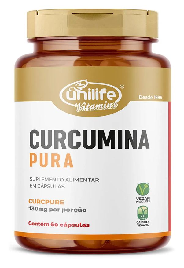 Unilife Curcumina Pura - 60 cápsulas 450mg