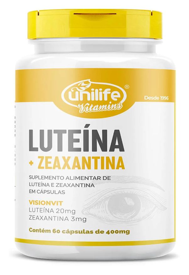 Unilife Luteína e Zeaxantina - 60 cápsulas