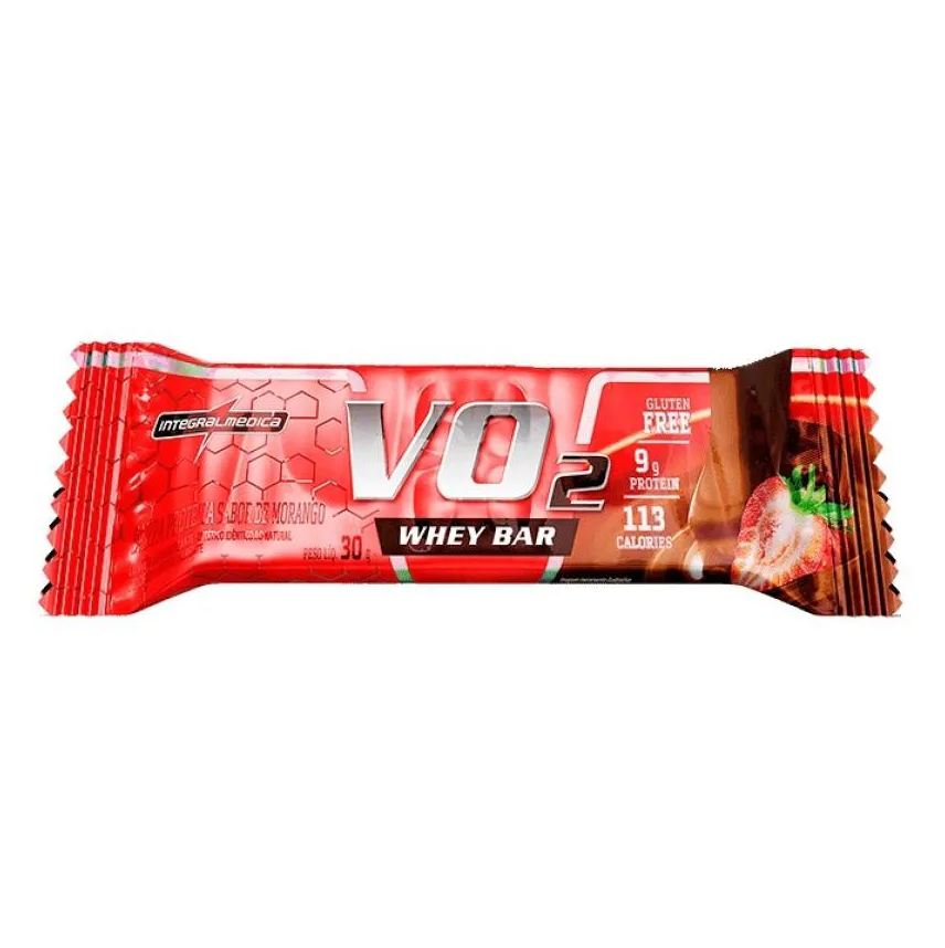 Integralmédica Vo2 Slim Protein Bar (30g) - Sabor: Morango