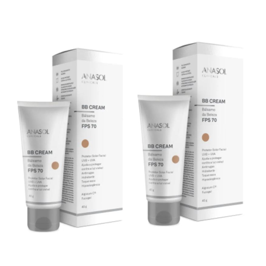 Anasol Kit C2 Bb Cream Fps70 com Cor 40g