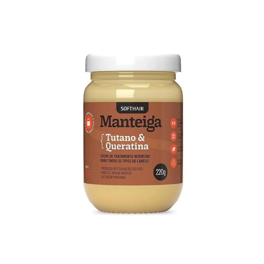 Soft Hair Creme de Reconstrução e Nutrição Capilar Tutano e Queratina