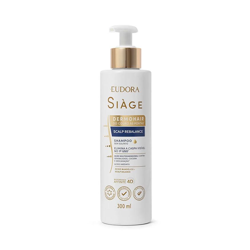 Eudora Kit Siàge DermoHair Anticaspa Shampoo 300ml + Condicionador 280ml + Sérum 48ml