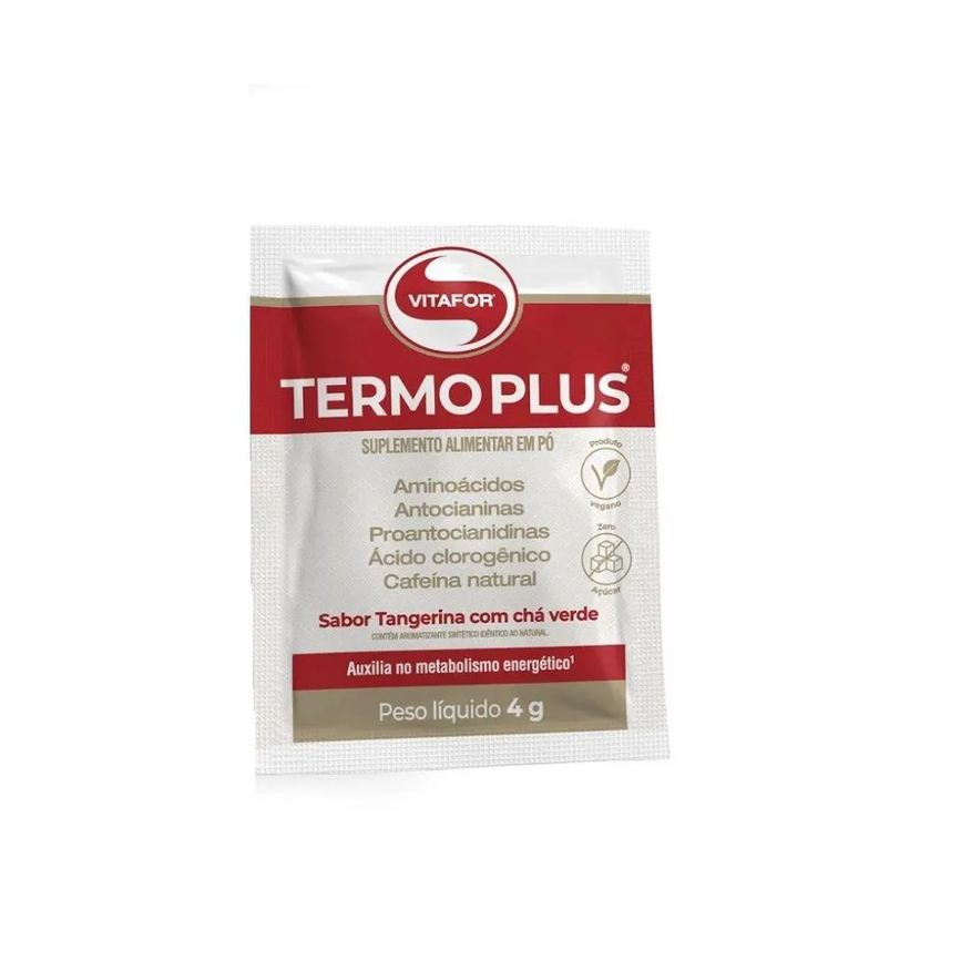 Vitafor Termo Plus Sachê (4g) - Sabor: Tangerina com Chá Verde