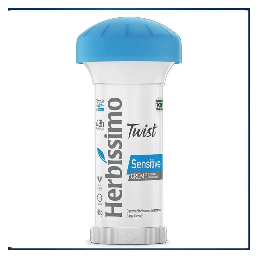 Herbíssimo Desodorante Herbissimo Creme Twist 45g Sensitive