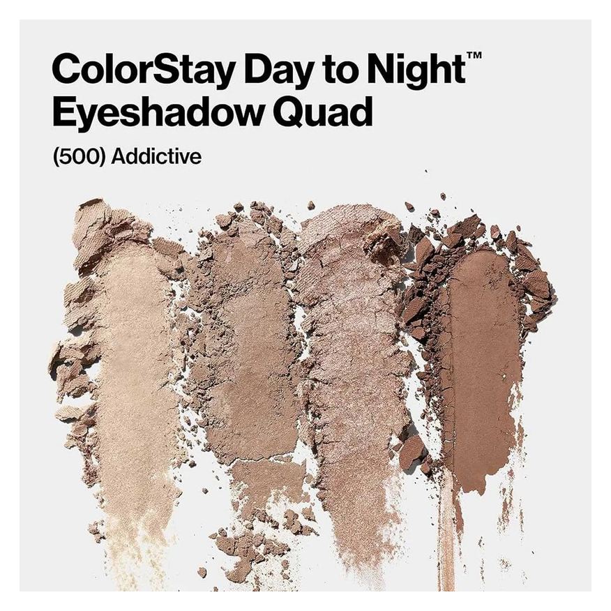 Colorstay Revlon Quad Addictive 500 - Paleta de Sombras 4,8g