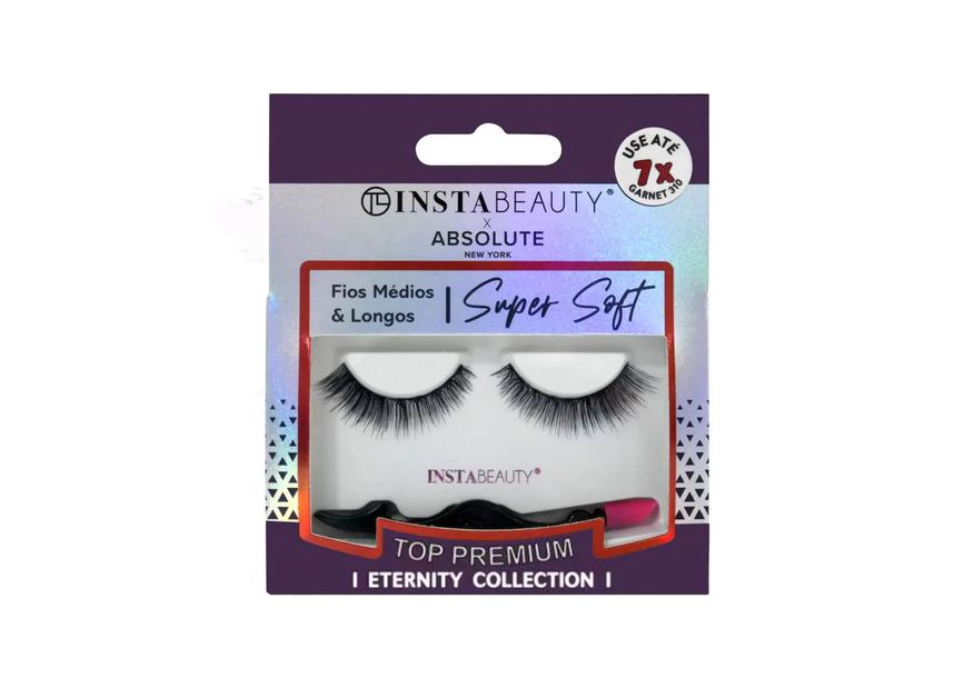 Absolute New York Cílios Postiços Super Soft Garnet 310 - X Instabeauty