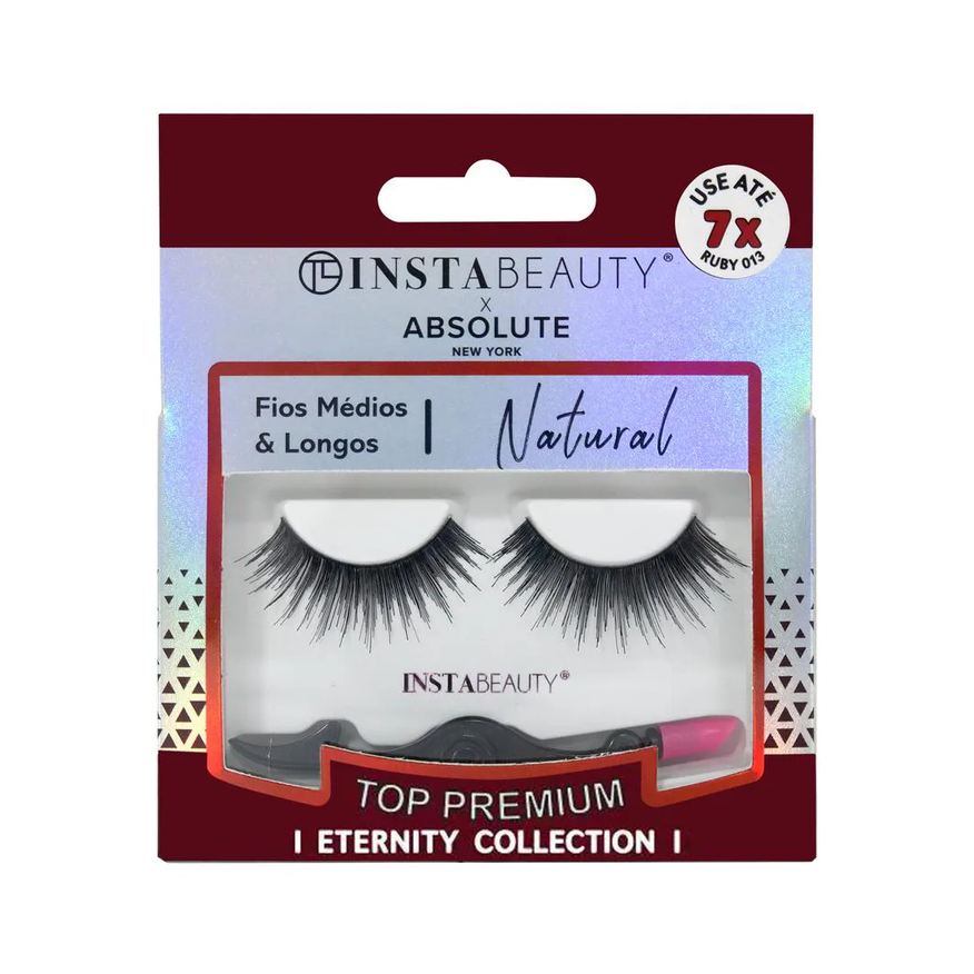Absolute New York Cílios Postiços Natural Ruby 013 - X Instabeauty