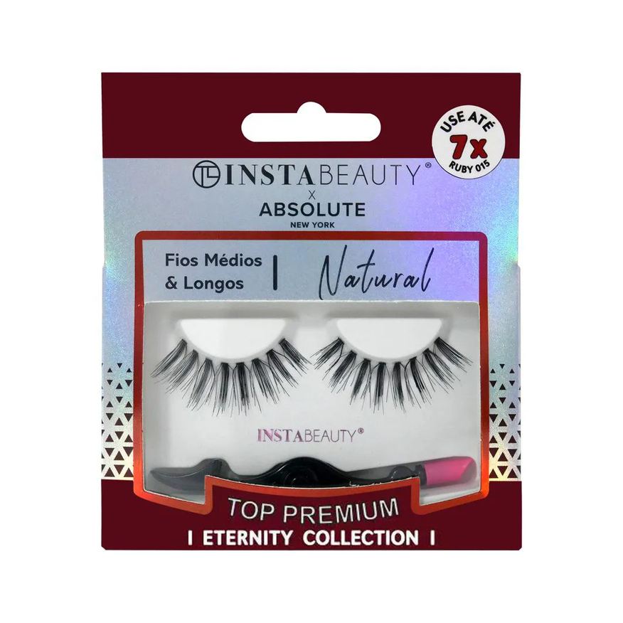 Absolute New York Cílios Postiços Natural Ruby 015 - X Instabeauty