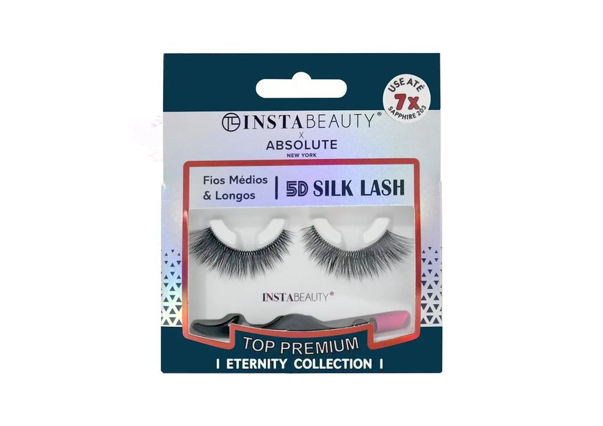 Absolute New York Cílios Postiços 5d Silk Sapphire 203 - X Instabeauty