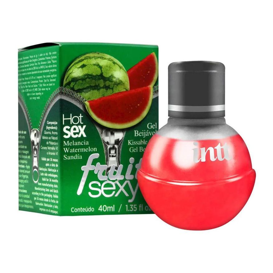 Intt Cosméticos Gel Beijável Fruit Melancia