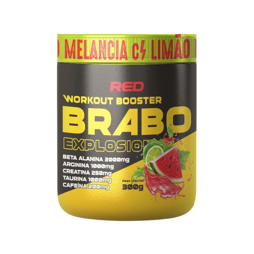 Red Series Brabo Explosion Pré-treino 300g Melancia com Limão