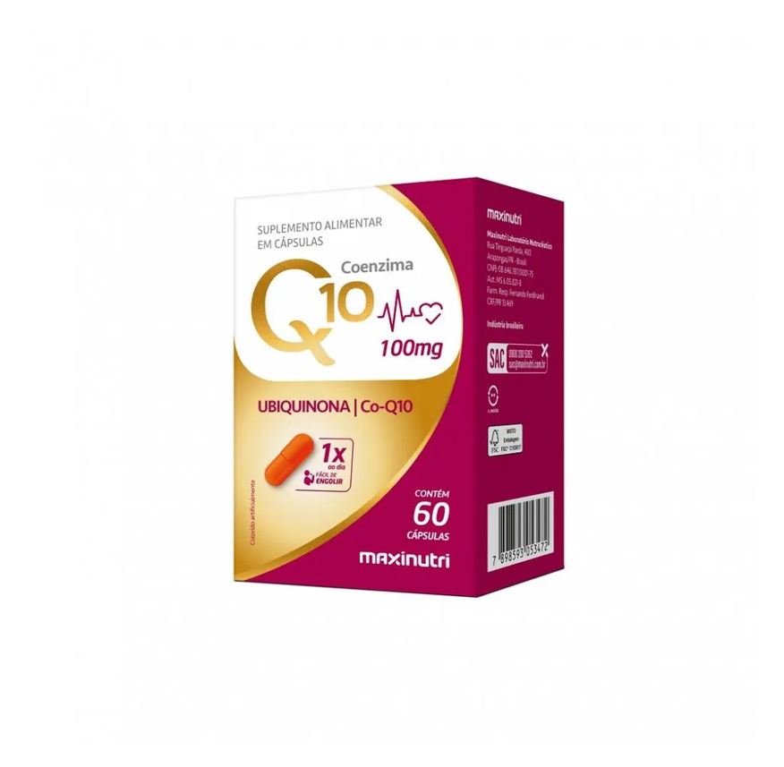 Maxinutri Coenzima Q10 Gold - 100mg (60 cápsulas) - Padrão: Único