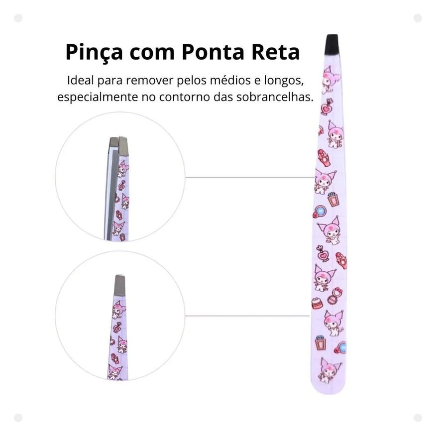 de Kit Pinças Estampadas Hello Kitty By Klass Vough Perfect Pinch Tool com 4 Twhk-10
