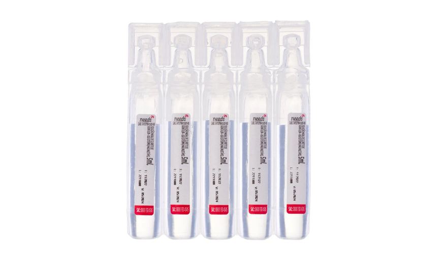 Needs Soro Fisiológico Cloreto de Sódio 0,9% 10 Ampolas de 5ml