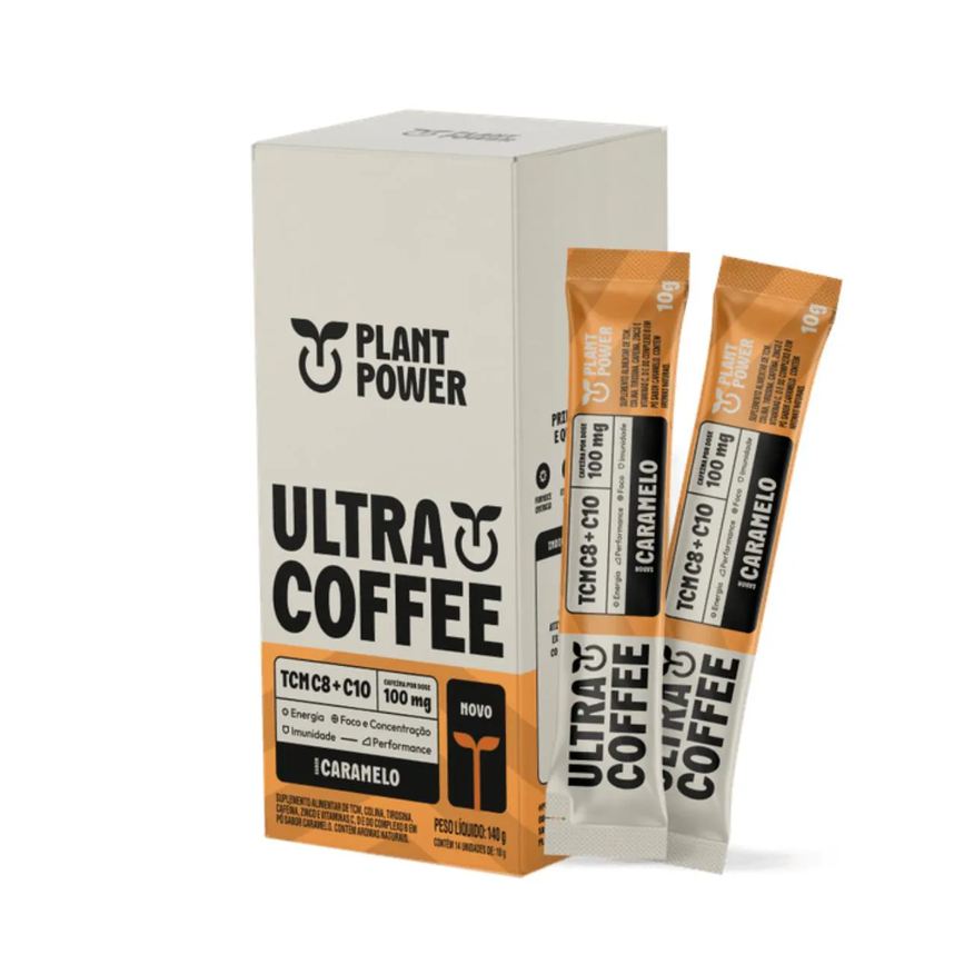 Plant Power Ultra Coffee Stick Caramelo 14 unidades 10g