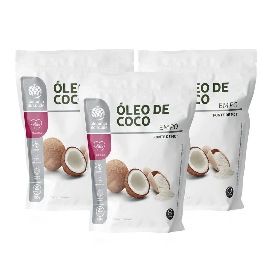 Alquimia 3x Óleo de Coco em Pó Fonte de Mct da Saúde 250g