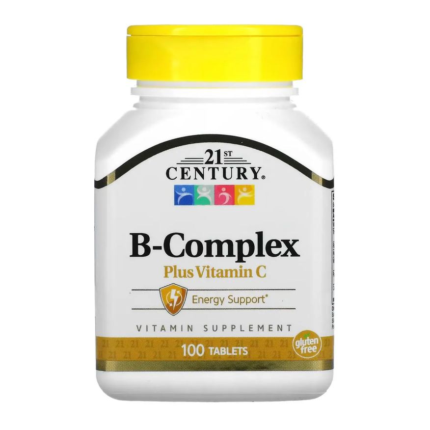 21st Century Complexo B + Vitamina C 100 Tabletes