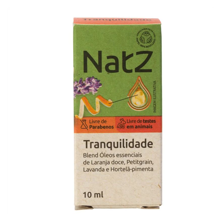 Essencial Óleo Blend Natz Tranquilidade 10ml