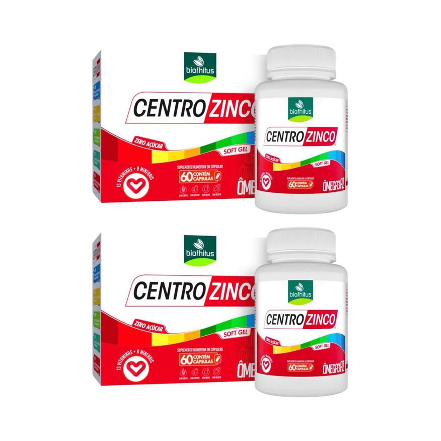 Biofhitus Kit C2 Suplemento Centrozinco Imunidade
