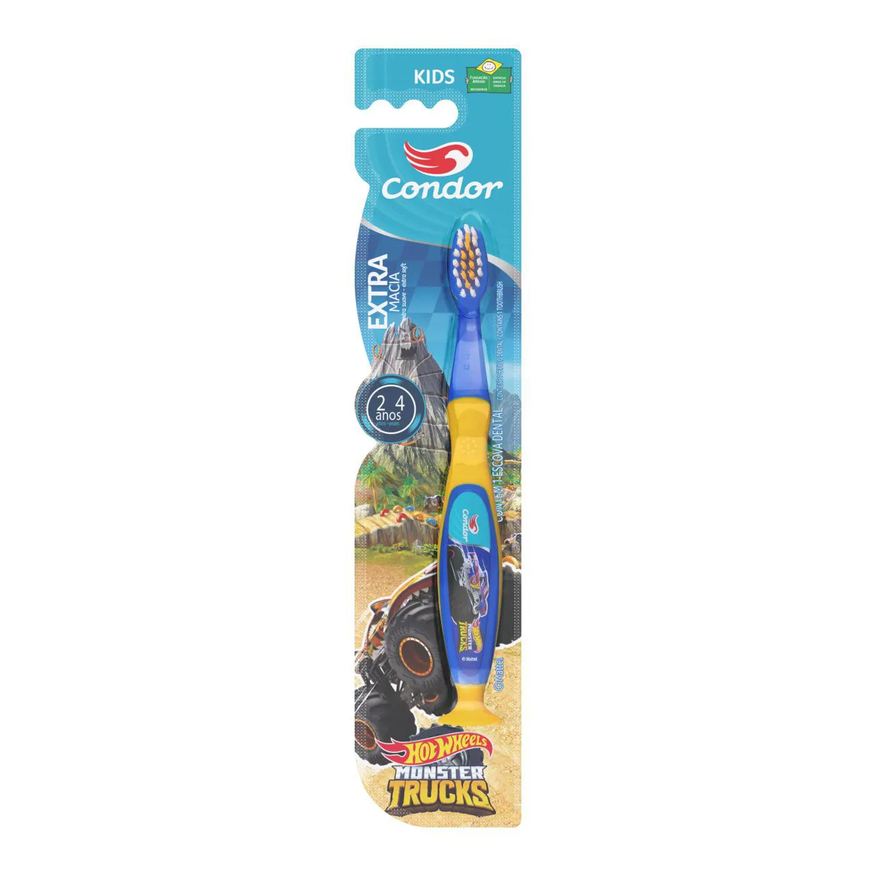 Condor Escova Dental Extramacia com Limpador de Língua e Ventosa