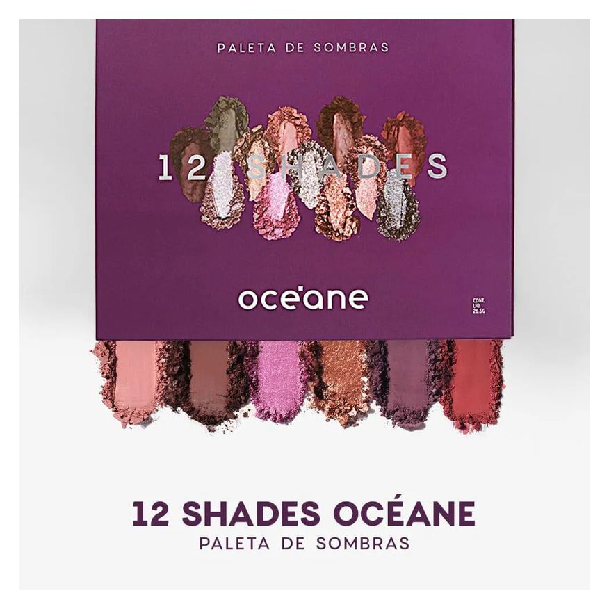 de Paleta Sombras - 12 Shades Océane Purple 26,5g