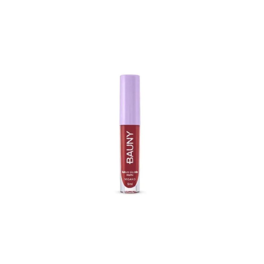 Bauny Batom Líquido Efeito Matte Cosméticos Cor 070 5ml