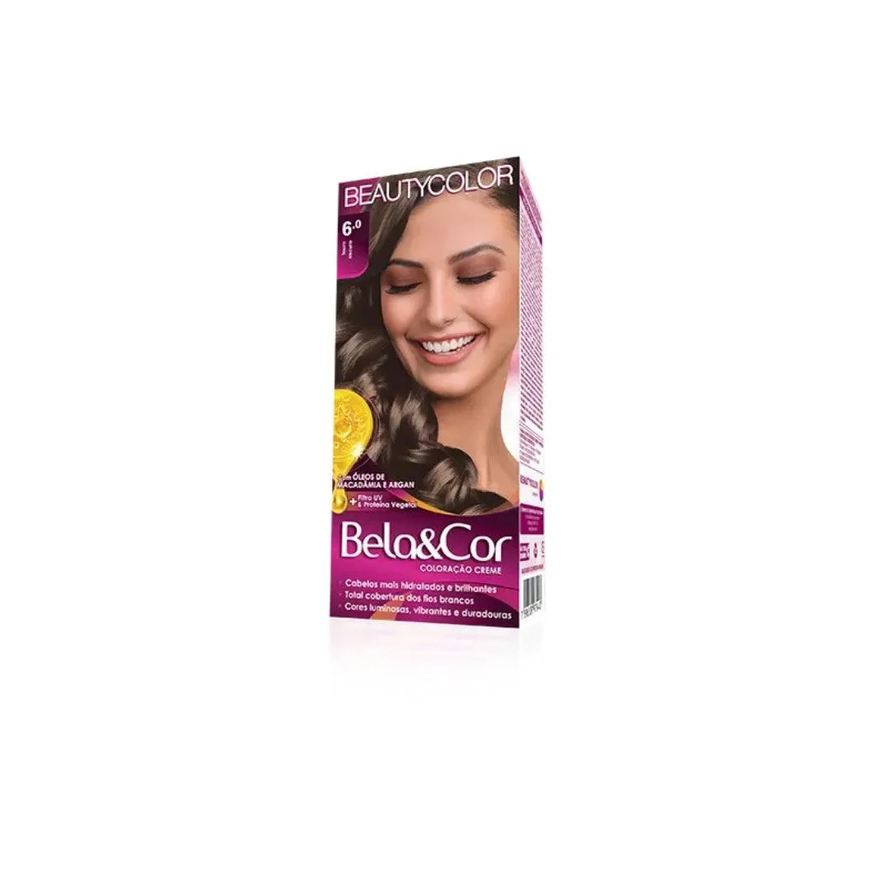 Bela & Cor Tintura Bela Cor Mini Kit 6.0 Louro Escuro