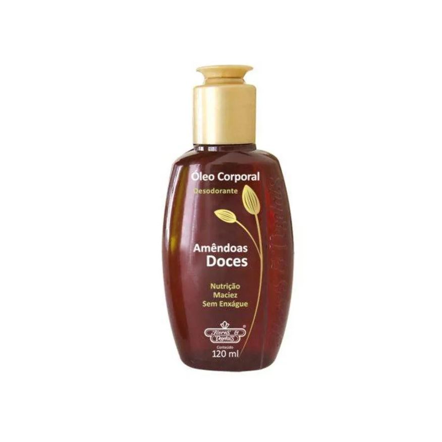 Flores e Vegetais Óleo Corporal Amêndoas Doce 120ml