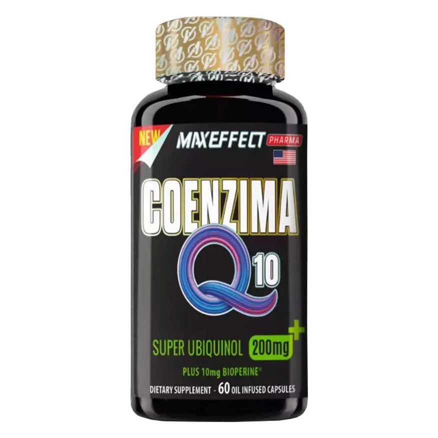 Maxeffect Coenzima Q10 200mg Co Enzima K10 com 60 cápsulas