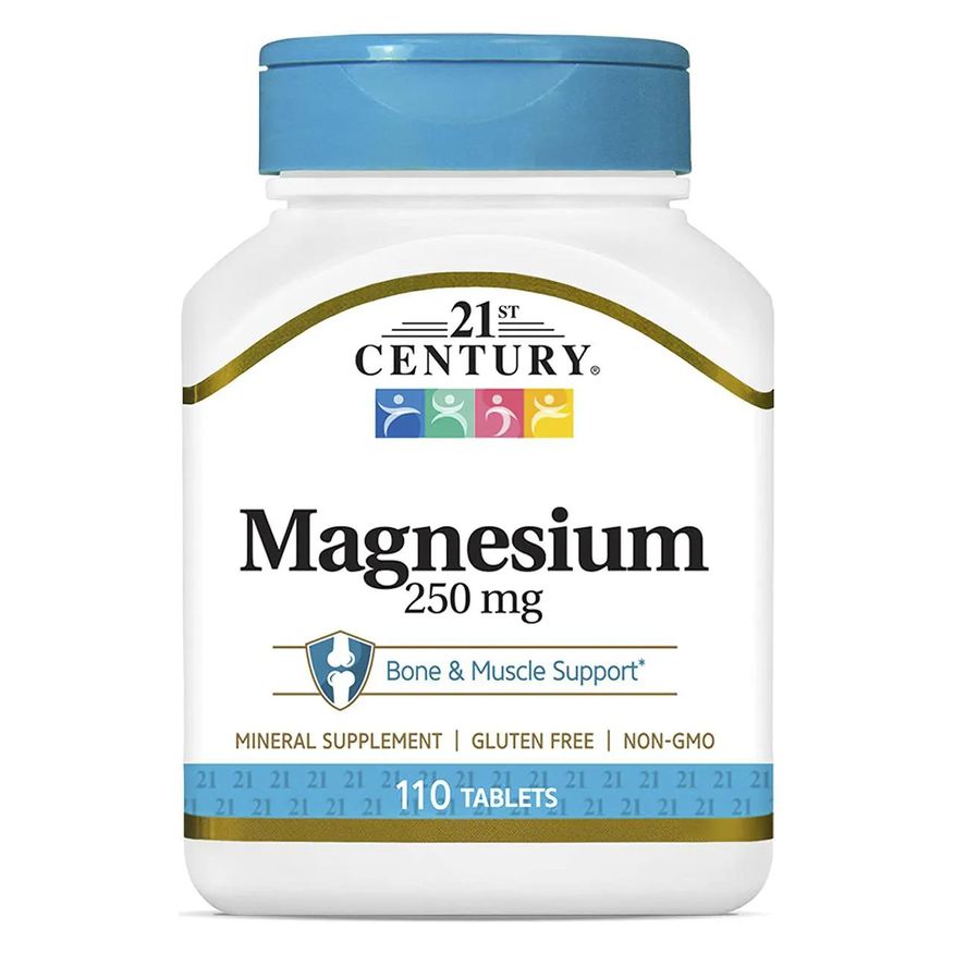 21st Century Magnésio 250mg 110 Comp