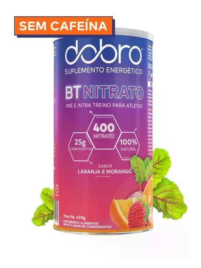Dobro Nitrato Sabor Laranja com Morango 450g