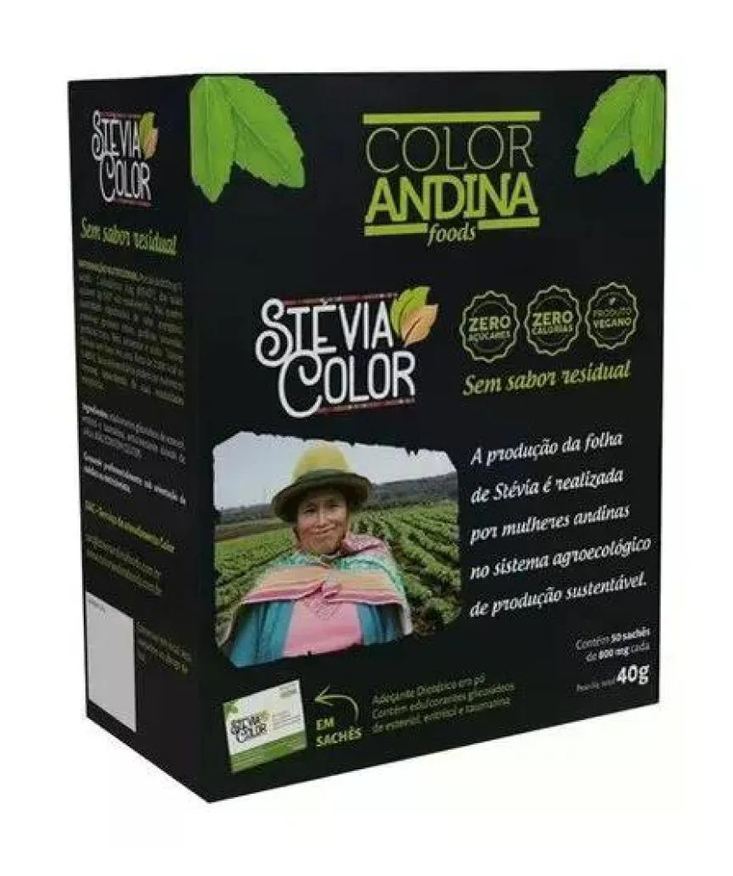 Color Andina Adocante Stévia 50 Sachês