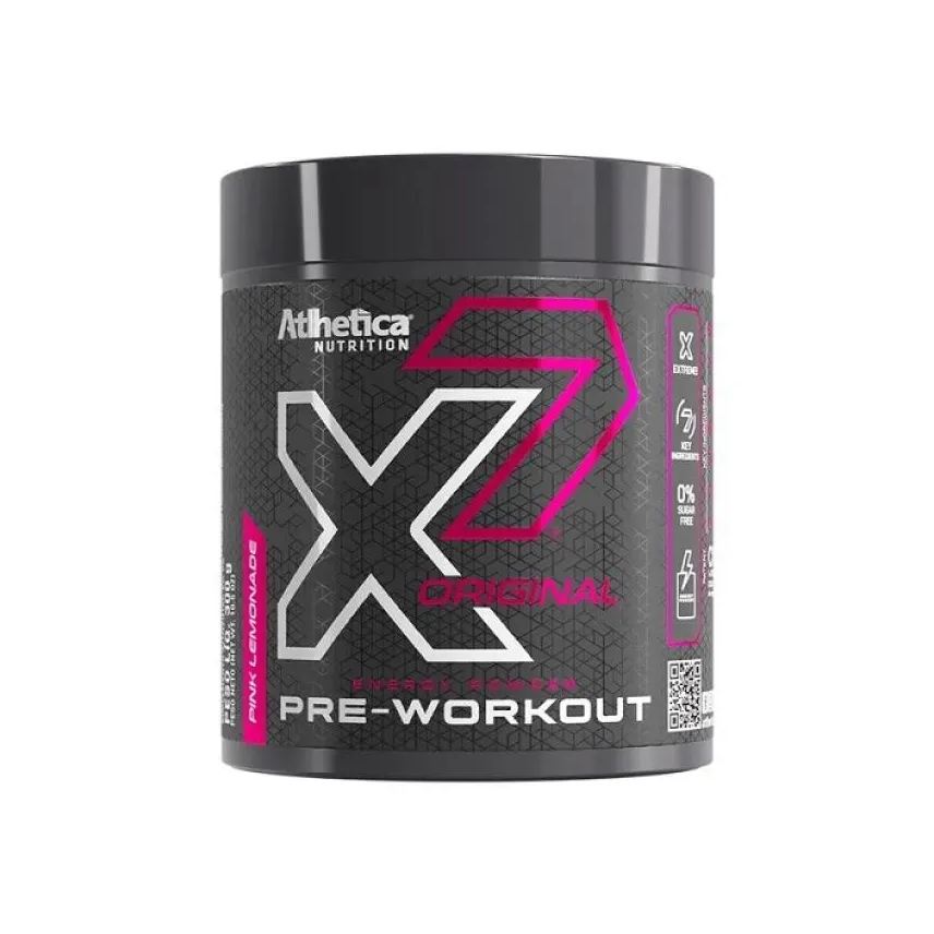 Atlhetica Nutrition X7 Original Pre-Workout (300g) - Sabor: Pink Lemonade