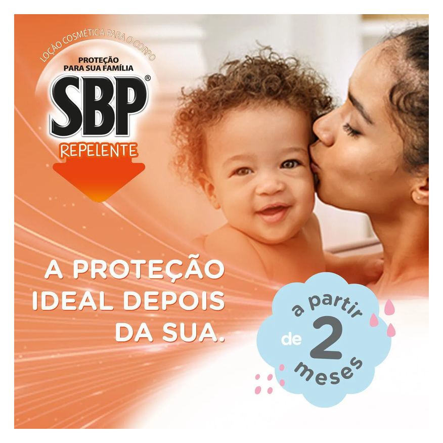 Infantil Repelente SBP Baby Icaridina Sem Fragrância Loção 100ml