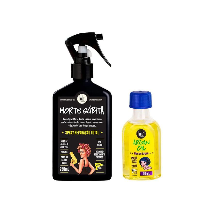 Lola Kit From Rio - Leave-in Argan Oil 50ml + Leave-in Morte Súbita 250ml