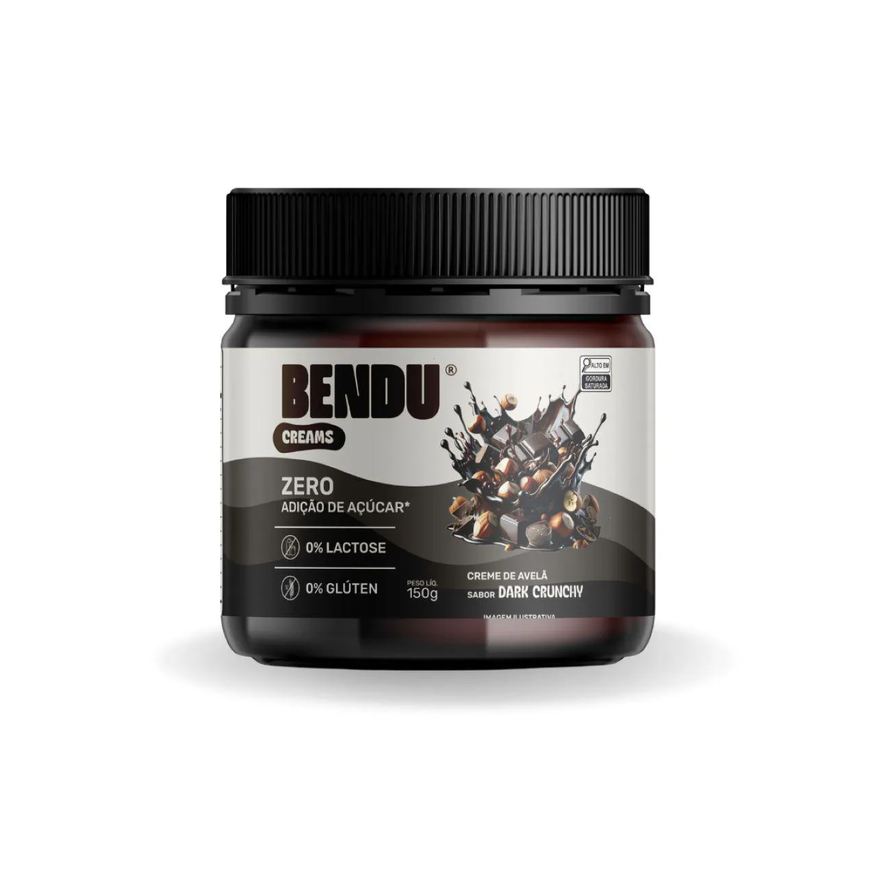 Bendú Creme de Avelã Bendu Dark Crunchy Zero Açúcar 150g