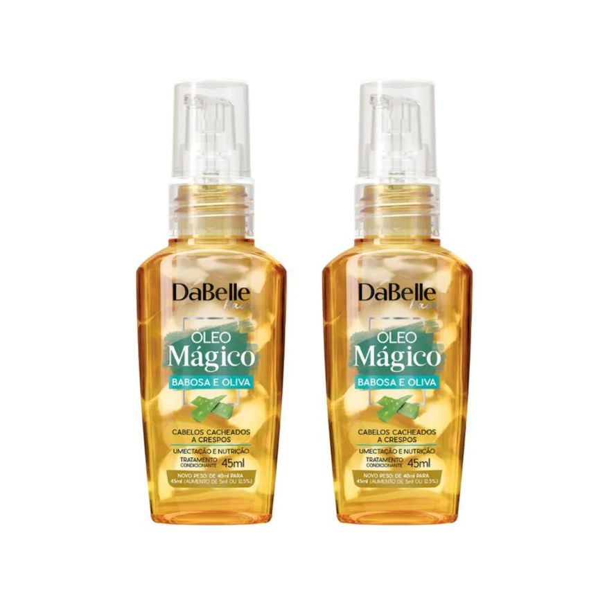 Dabelle Oleo Capilar 45ml Magico Babosa / Oliva - Kit C / 2un