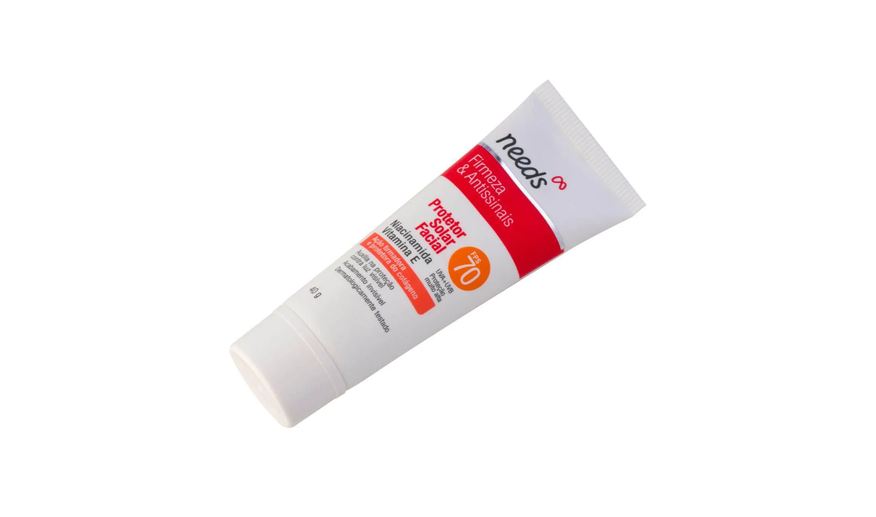 Needs Protetor Solar Facial Firmeza & Antissinais FPS 70 40g
